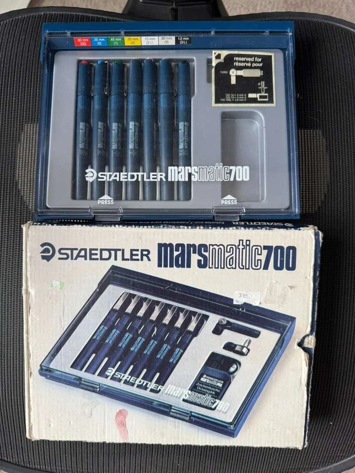 BOLÍGRAFO TÉCNICO Staedtler Marsmatic 700 de colección, juego de 7 (solo bolígrafos, nada más) Foto 1 de 1