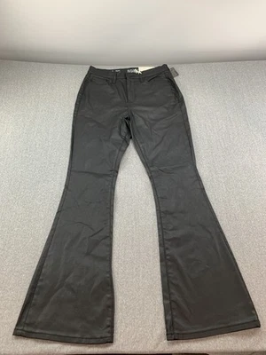 a.n.a High-Rise Flare Pants Womens 6 Black Dark-Rinse Denim Stretch New Tags - Image 1 of 4