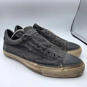 Converse x John Varvatos Low Mens Size 11 Burnished Black Slip On Shoes 147346C - Picture 1 of 13