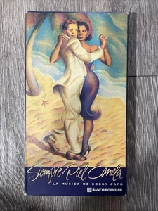 1997 VHS Banco Popular Siempre Piel Canela La Musica de Bobby Capo Bolero, Salsa - Picture 1 of 7