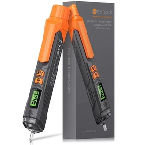 Neoteck Tester di Tensione AC 12-1000V/48V 1000V Cercafase Senza Contatto con - Foto 1 di 24