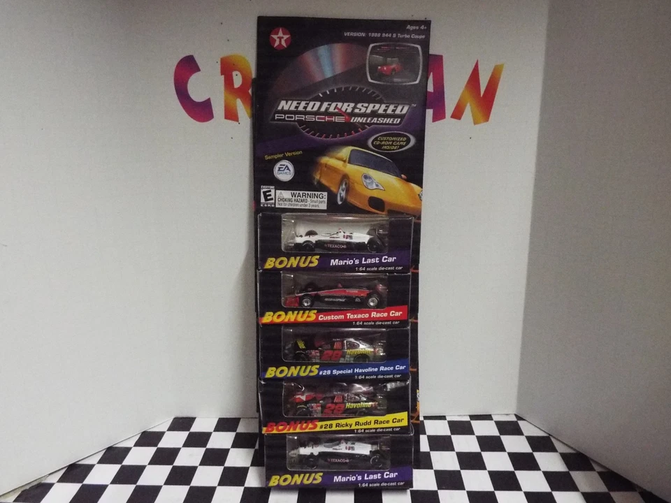 Vntg Texaco Promos 1/64 Nascar & Indy Car Lot / Need for Speed - Image 1 of 4