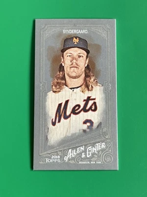 2018 Ginter X NOAH SYDERGAARD Silver Mini 1/1 SSP  —  New York Mets - Image 1 of 2