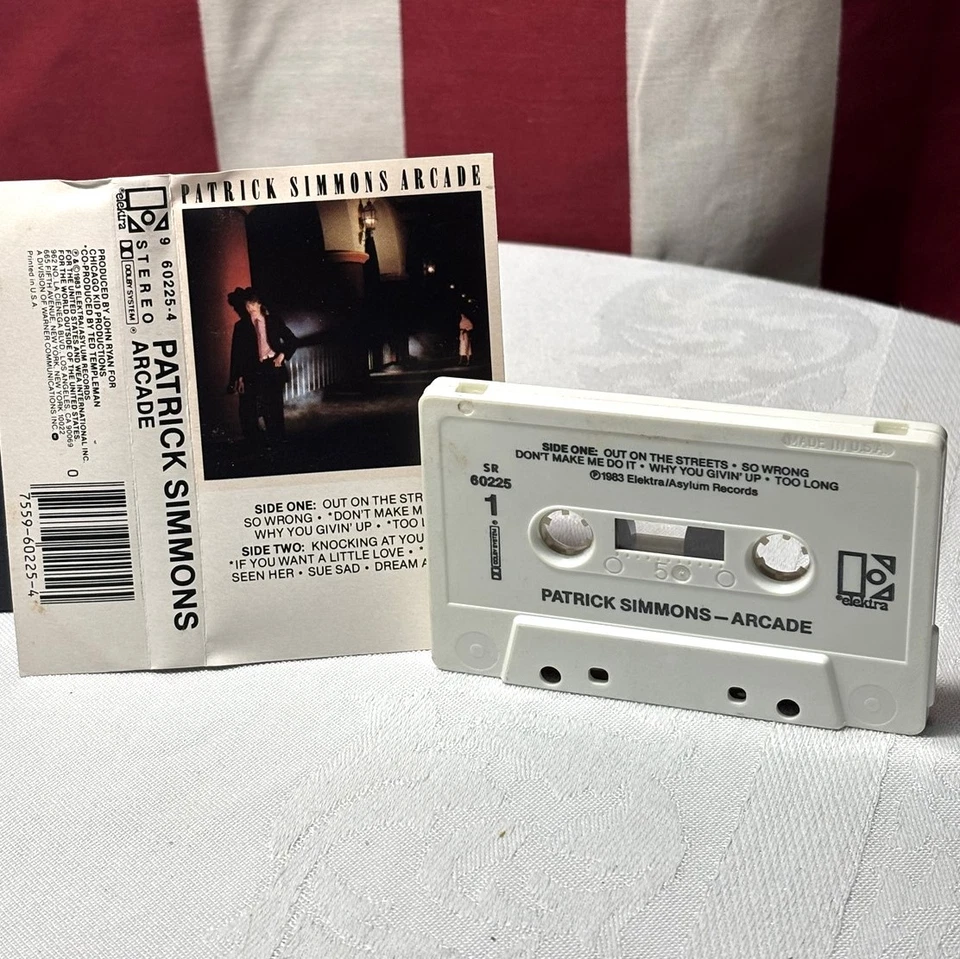 PATRICK SIMMONS Arcade cassette 1983 Doobie Brothers solo w/ Michael McDonald - Image 1 of 1