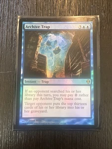 MTG ZENDIKAR* ARCHIVE TRAP *FOIL* NM/M* - Picture 1 of 2