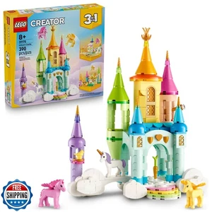 LEGO Creator 3 in 1 Unicorn Castle Building Toy for Kids - Unicorn Toy Trio f - Picture 1 of 5