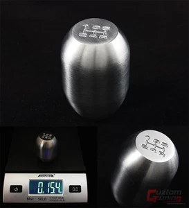 M10 X 1.25 1 LB HEAVY WEIGHTED 5 SPEED STAINLESS STEEL SHIFT KNOB FOR MITSUBISHI - Picture 1 of 2
