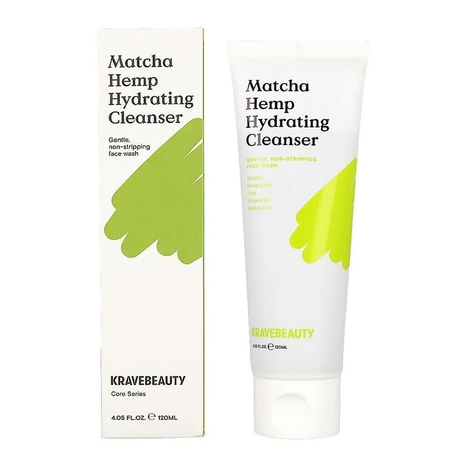 Krave Beauty Matcha Hemp Hydrating Cleanser - 120ml