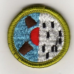 Computers (Data Tape vers) Merit Badge, Type G, Cloth Back (1967-71), Mint! - Picture 1 of 1