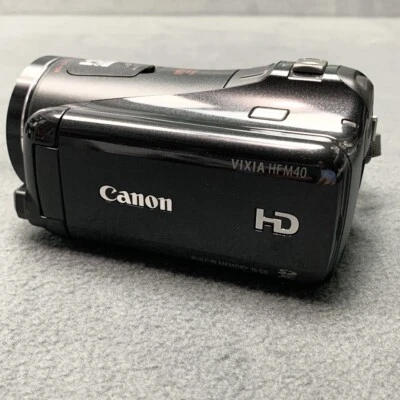 Canon VIXIA HF M40 Full HD 1080p AVCHD 16GB Flash Camcorder 10x Tested - Image 1 of 4