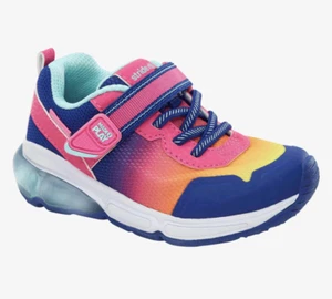 NEW Stride Rite Toddler Sizes 7 - 10 Radiant Bounce Light Up Sneaker - Magenta - Picture 1 of 7