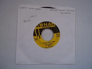 JON & ROBIN AND THE IN CROWD - I Want Some More; Love Me 45 RPM 7" Single Record - Picture 1 of 6