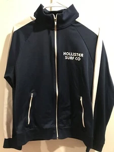Vintage 90's HOLLISTER Surf Co Zip Up Southern California Surf Club Sz Large - Picture 1 of 3