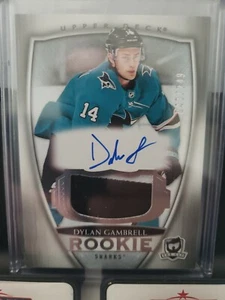 2018-19 Upper Deck The Cup/249 Dylan Gambrell #99 RPA parche de novato automático - Imagen 1 de 1