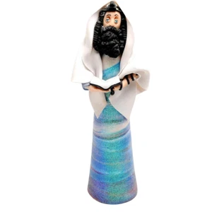 JÜDISCHE FIGUR FRAUEN AUS TON HANDGEFERTIGT KUNST GESTALTET - Bild 1 von 1