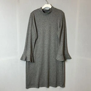 White House Black Market Dress Womens Extra Large Heather Gray - Picture 1 of 18