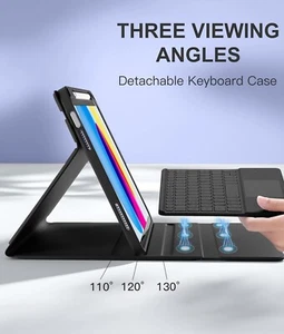 Harvopu Keyboard Case für iPad 11./10. Gen (A16) | Backlit, Touchpad, Detachab - Bild 1 von 7