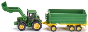 SIKU - JOHN DEERE con pala cargadora y remolque de 3 ejes Ech:1/87 - 1/87 - S... - Imagen 1 de 1