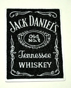 Vintage Jack Daniels Old No.7 Tennessee Whiskey 2000s Cloth Jacket Patch NOS New - Picture 1 of 3