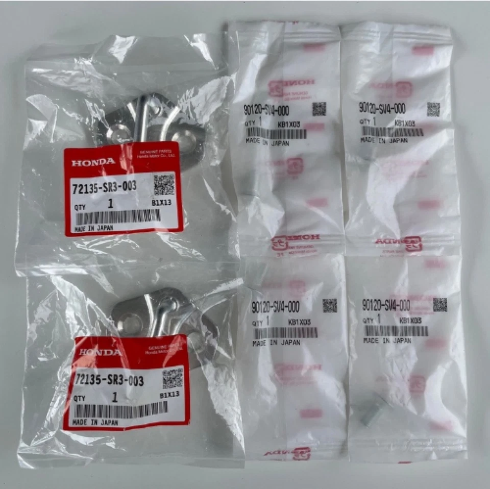 Genuine HONDA OEM INTEGRA DC2 TYPE-R Front Door Strikers with Bolts JDM Foto 1 de 4