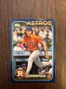 2024 Topps Update Royal Blue Parallel Joey Loperfido Rookie Card #US65 Astros RC - Picture 1 of 2