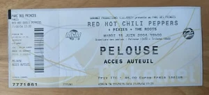 RED HOT CHILI PEPPERS + Pixies Ticket Stub Parc des Prince Paris 15 June 2004 - Picture 1 of 2