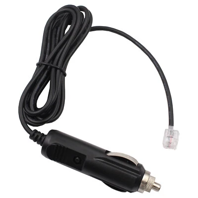 12V Car Adapter Power Cord For Radar Detector RJ11 Cable Cord Adapter Cable - Image 1 of 3