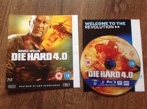 Die Hard 4.0 Blu Ray Film/Movie - NO CASE Sleeve & Disc ONLY - Sent POST FREE UK - Picture 1 of 1