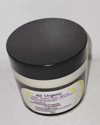 All Organic Super Growth Hair Butter/Moisturizes/strengthens/promote growth 6oz - Image 1 of 4