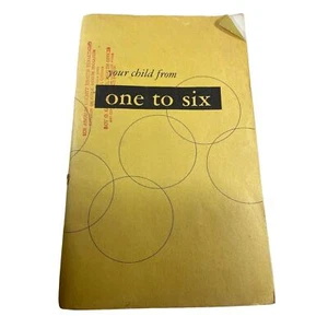Your child from 1 to 6, Children's Bureau Pub No 30 1956 Vintage Booklet - Imagen 1 de 5
