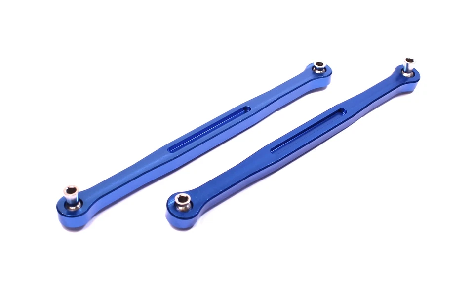 Racers Edge RCE1906BL X-Maxx Aluminum Toe Links (pr.) - Blue - Image 1 of 1
