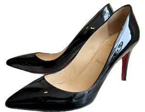 Christian Louboutin Pigalle 85MM Patent Leather Stiletto Pumps Heels 36.5 - Picture 1 of 14