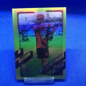 80/99 TANNER COOK Yellow Foil Parallel Topps 2021 Lacrosse 1st Edition PLL CHAOS