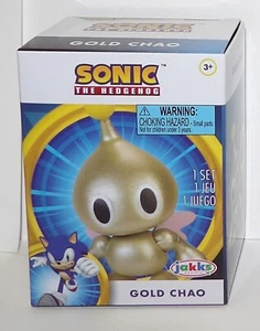 Sonic The Hedgehog GOLD CHAO 2.5" Figure NEW 2024 Jakks - Picture 1 of 7