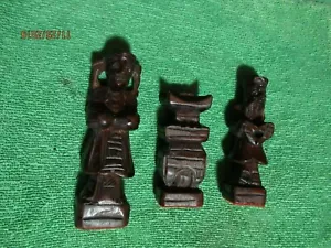 Carved Figurines from Asian Area - Picture 1 of 4