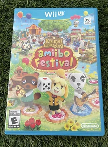Animal Crossing: Amiibo Festival Nintendo Wii U Juego PROBADO Manual M20 - Imagen 1 de 3