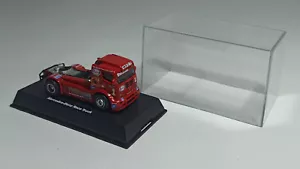 NEW-RAY MERCEDES-BENZ RACE TRUCK RED CAB 1:87 DIECAST TOY CAR w/ CASE - Picture 1 of 12