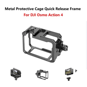 Für DJI Osmo Action 4 Kamera Metall Schutzkäfig Schnellspanner Rahmen Neu |SP - Bild 1 von 12