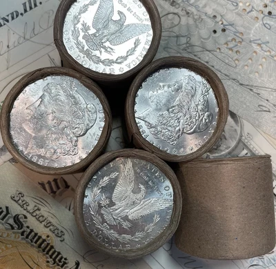 1878-1904 SILVER MORGAN DOLLAR $10 ROLL SALE AU-BU P,O,CC SET LIQUIDATION OBW