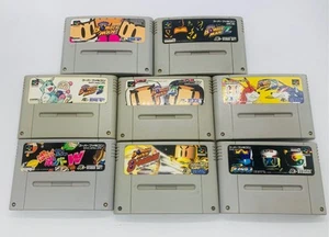 Super Famicom Bomberman Lot x9 Japan Hudson Soft Tested SNES Games - Picture 1 of 15