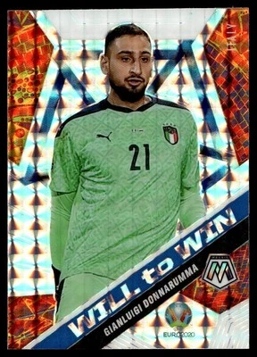 2021 Panini Mosaic UEFA EURO 2020 Will to Win Gianluigi Donnarumma Italy #11 - Image 1 of 2