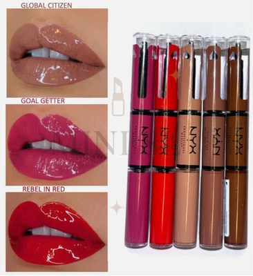 NYX SHINE LOUD HIGH PIGMENT LONG LASTING LIP COLOR & GLOSS 2 IN 1- CHOOSE SHADE - Image 1 of 2