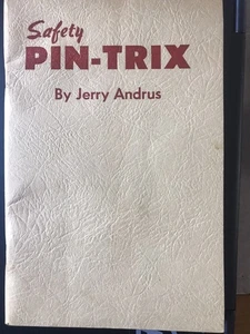 Vintage 1955 Safety Pin-Trix Booklet - Magic-Andrés-signed Copy - Picture 1 of 11