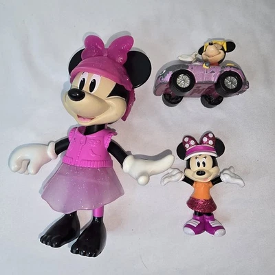 Коллекционные мини-фигурки Disney Minnie Mouse лот из 3 фигурок - Изображение 1 из 4