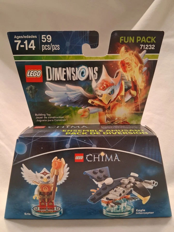 Lego Dimensions Lego Chima Eris y Eagle Interceptor Fun Pack 71232 Foto 1 de 1