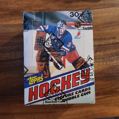 1981-82 Topps Hockey Wax Box BBCE Wrapped and Authenticated - Image 1 of 2