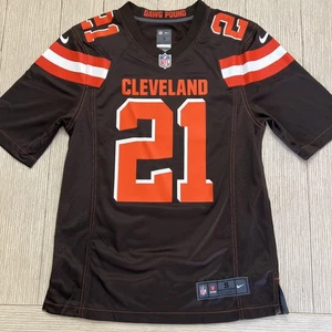 Cleveland Browns Football Jersey Mens Small Brown Orange NFL Nike Denzel Ward 21 - Picture 1 of 8