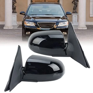 Pair LH+RH Electric Door Mirror For Hyundai Sonata 2006-2010 Manual Fold, 5Pin - Picture 1 of 15