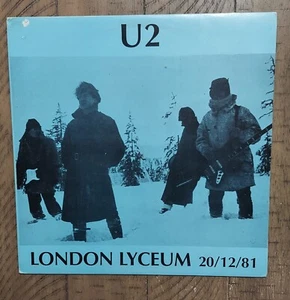 U2 London Lyceum 20/12/81  Dec. 20 1981  LP Vinyl 12" 80s RARE!  LIMITED TO 300 - Picture 1 of 6