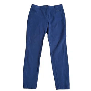 Worth New York Damen Gr. 8 Marineblau Hose Trousers Baumwolle Stretch Tapered - Bild 1 von 9